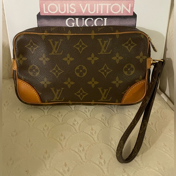LOUIS VUITTON Marly Clutch Bag w/ COA, Dust Bag - Picture 3 of 14